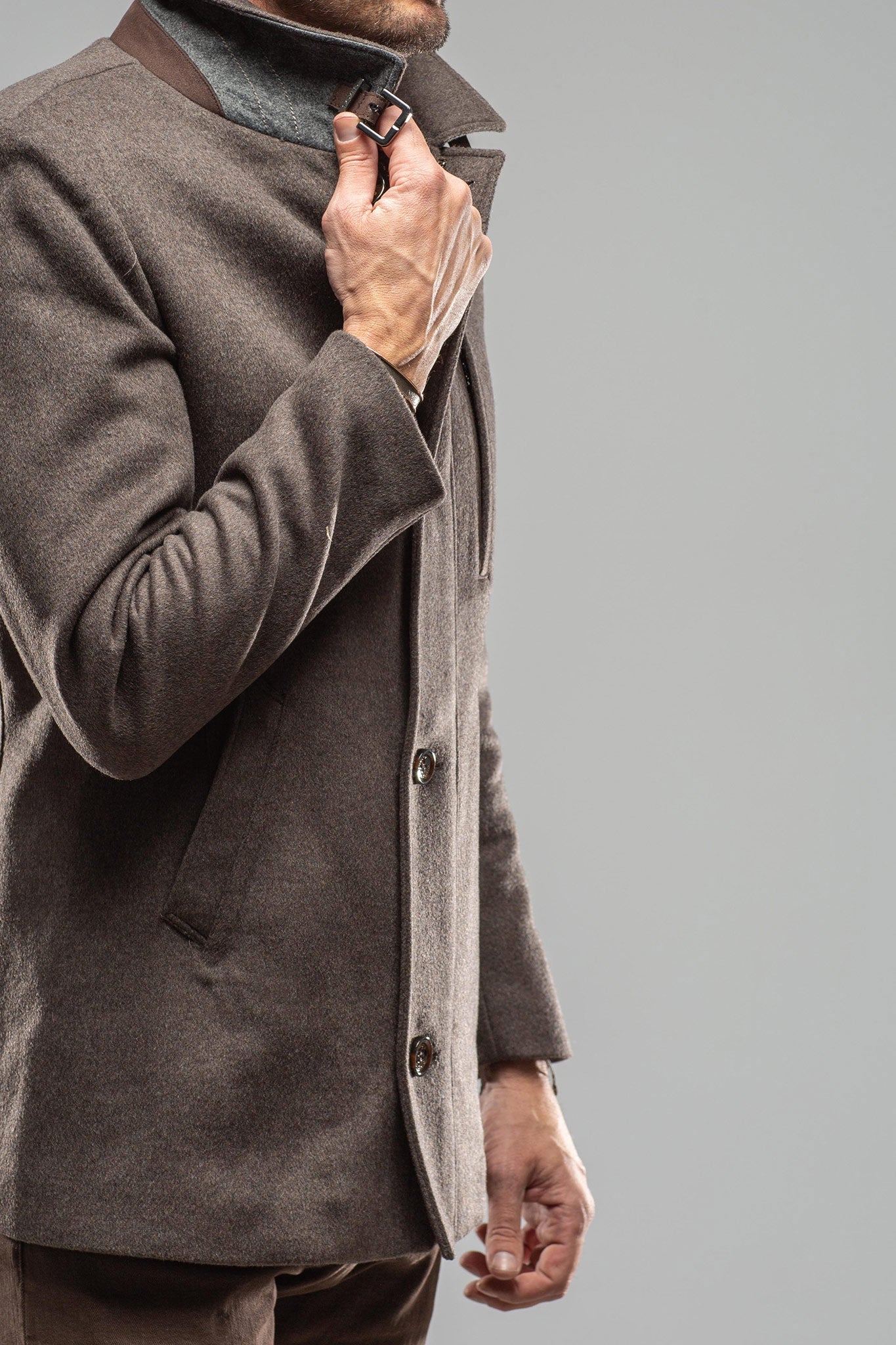Gimo's | Ethan Wool Carcoat | Warehouse - Mens - Outerwear - Cloth