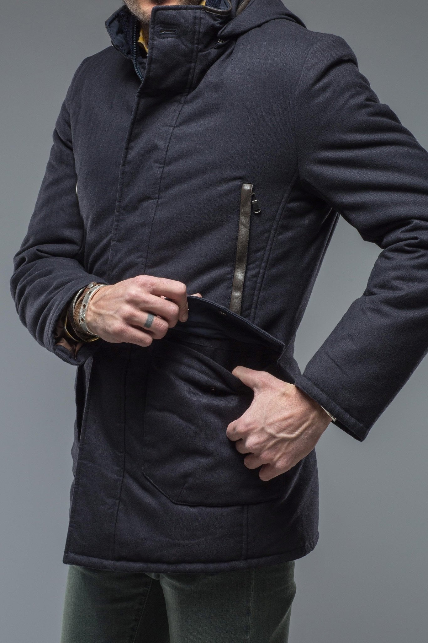 Gimo's | Kipling Coat In Navy | Warehouse - Mens - Outerwear - Cloth