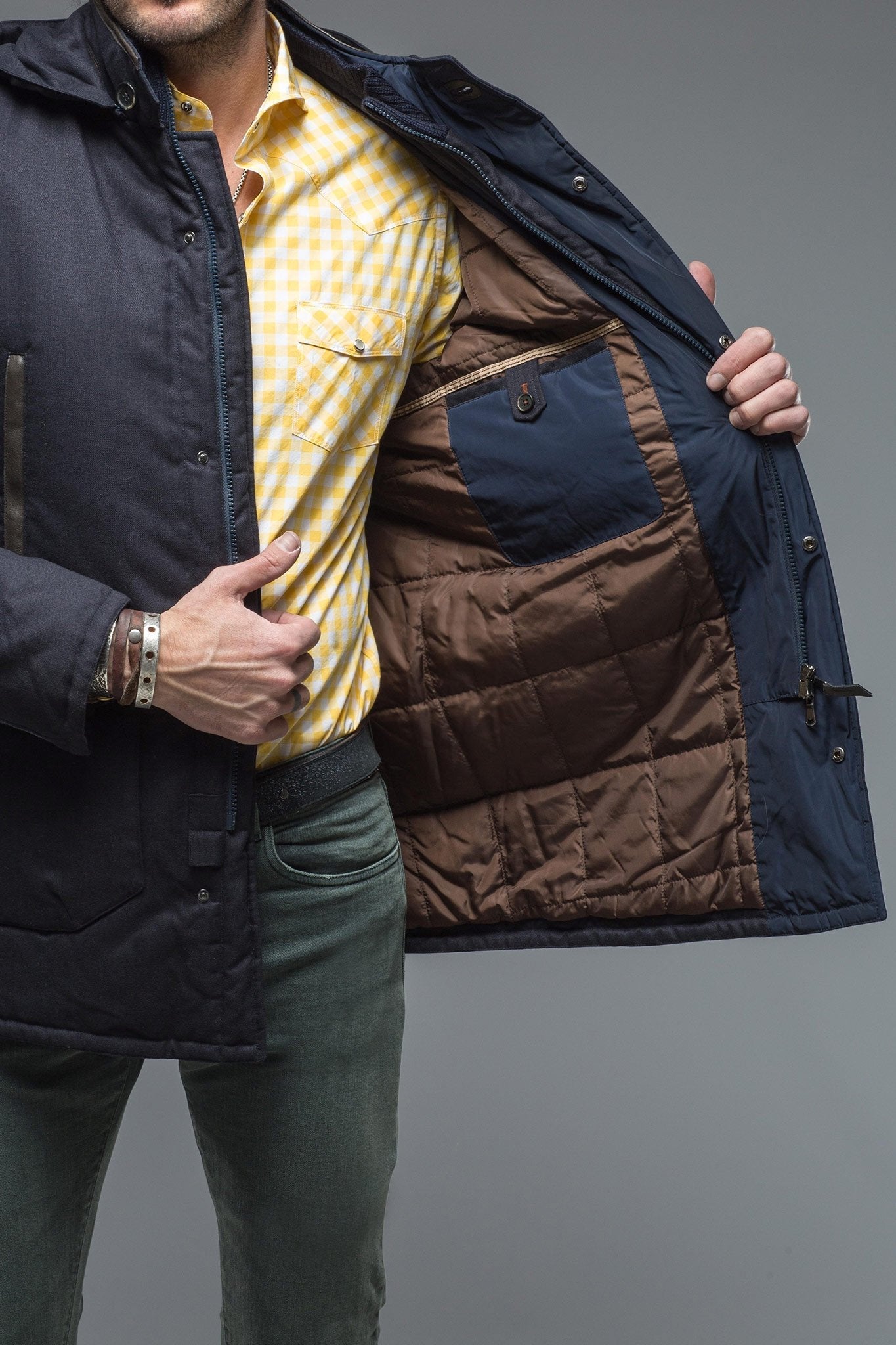 Gimo's | Kipling Coat In Navy | Warehouse - Mens - Outerwear - Cloth