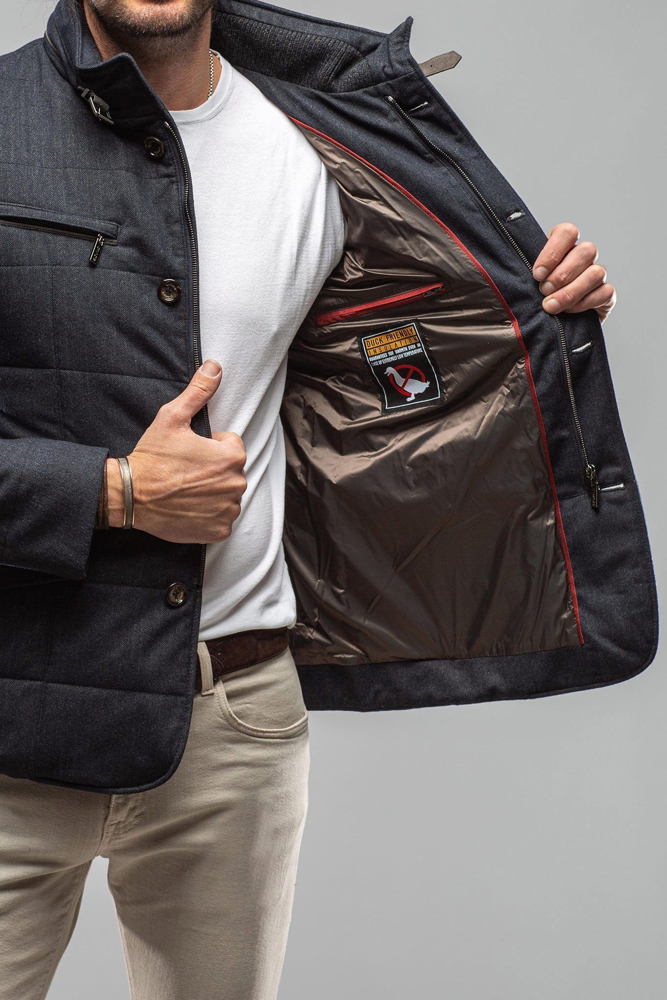 Gimo's | Logan Herringbone Coat | Warehouse - Mens - Outerwear - Cloth