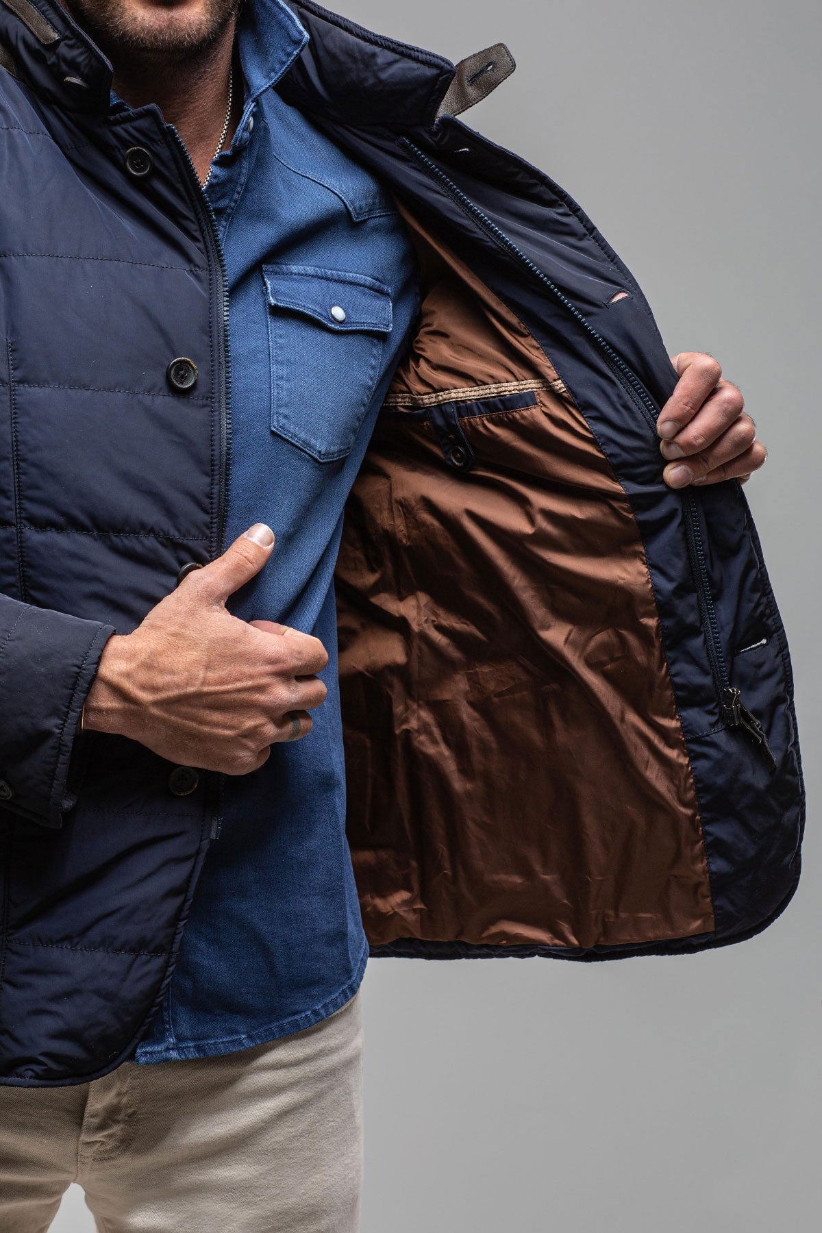 Gimo's | Nicholls Quilted Jacket | Warehouse - Mens - Outerwear - Cloth