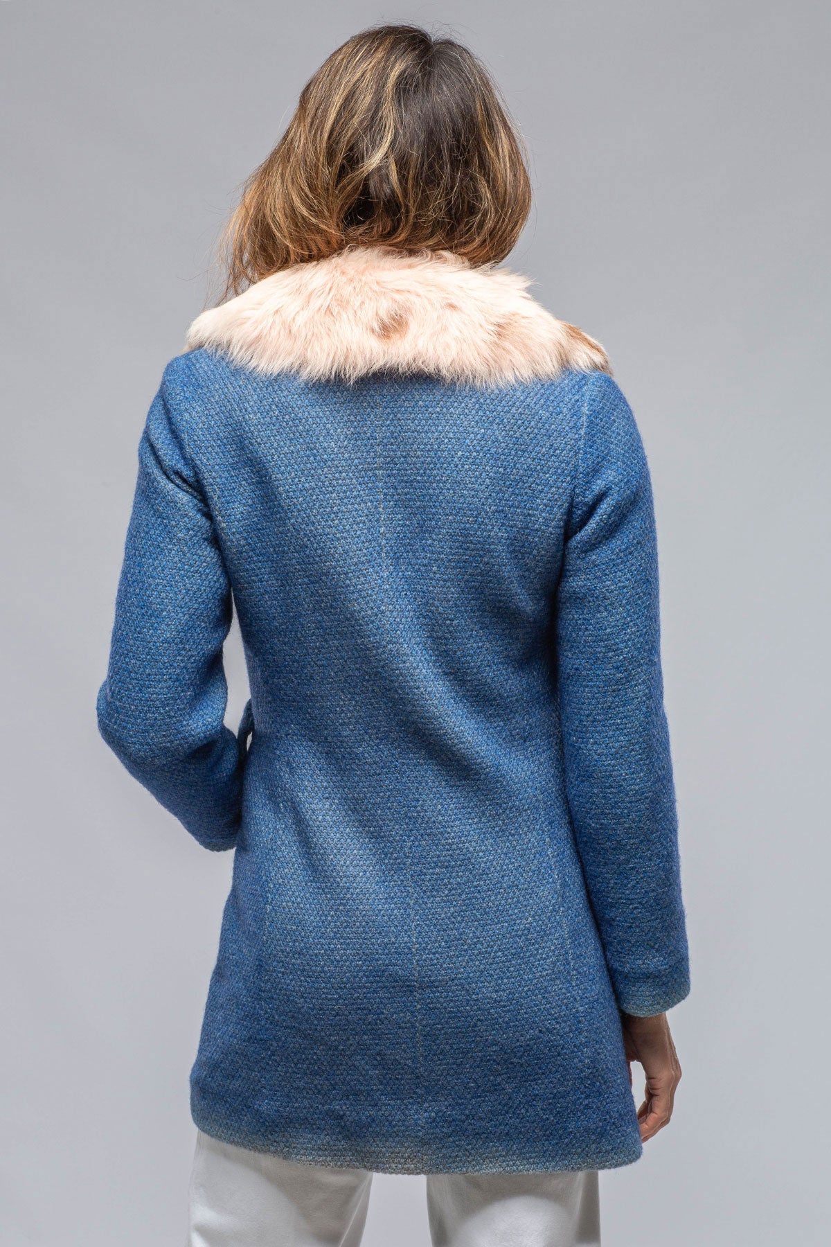 Gimo's | Poppy Long Garment Dyed Coat In Blue | Warehouse - Ladies - Outerwear - Cloth