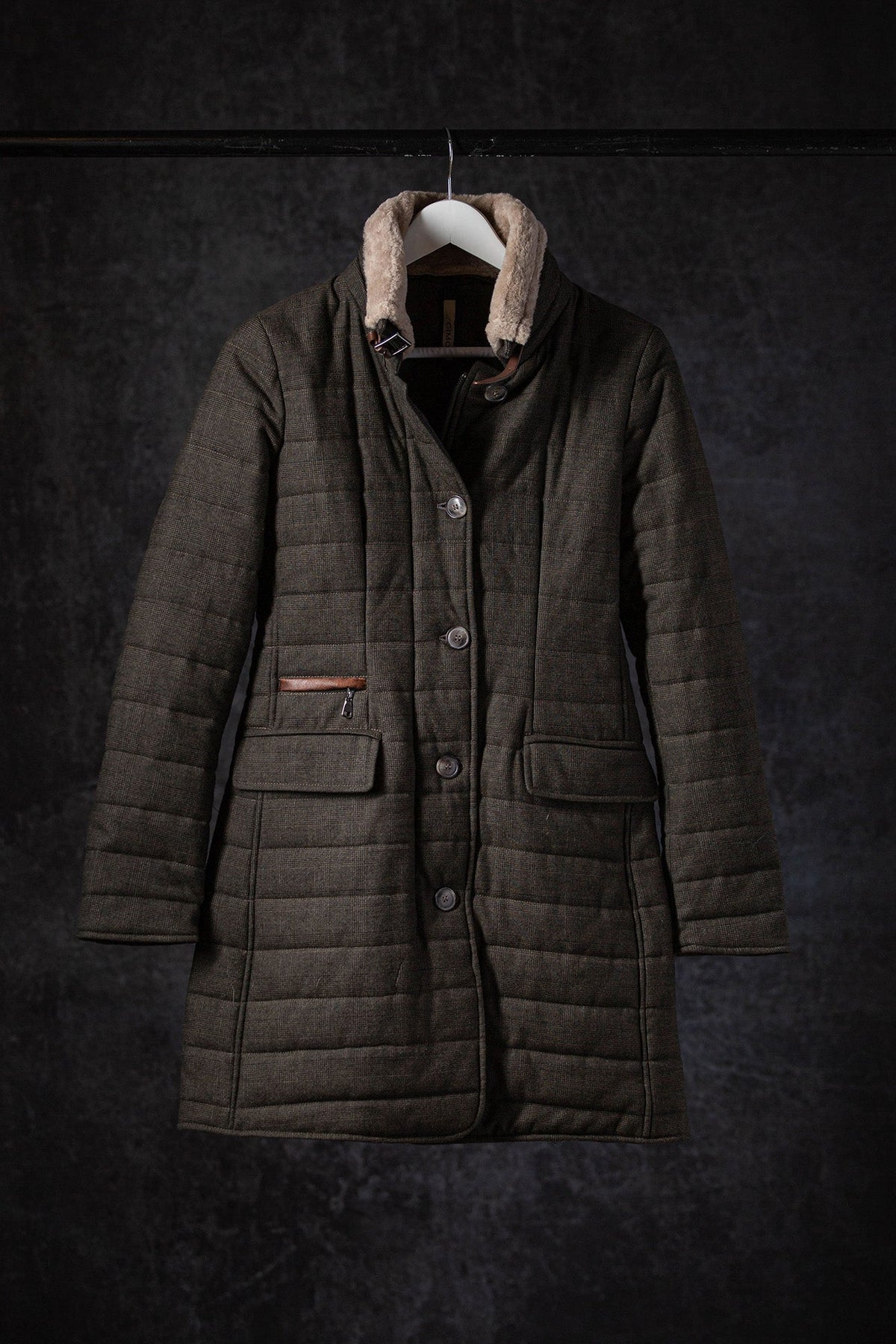 Gimo's | Tailored Après Jacket In Green | Warehouse - Ladies - Outerwear - Cloth
