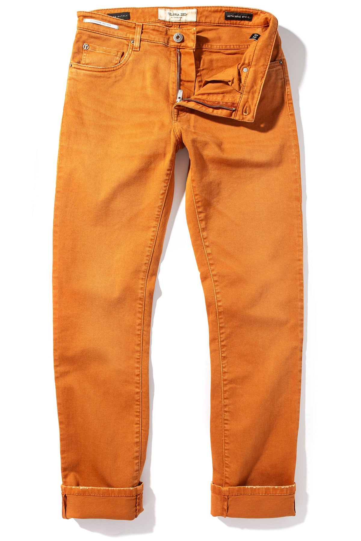 Jackson 5-Pocket Cotton Twill In Papaya