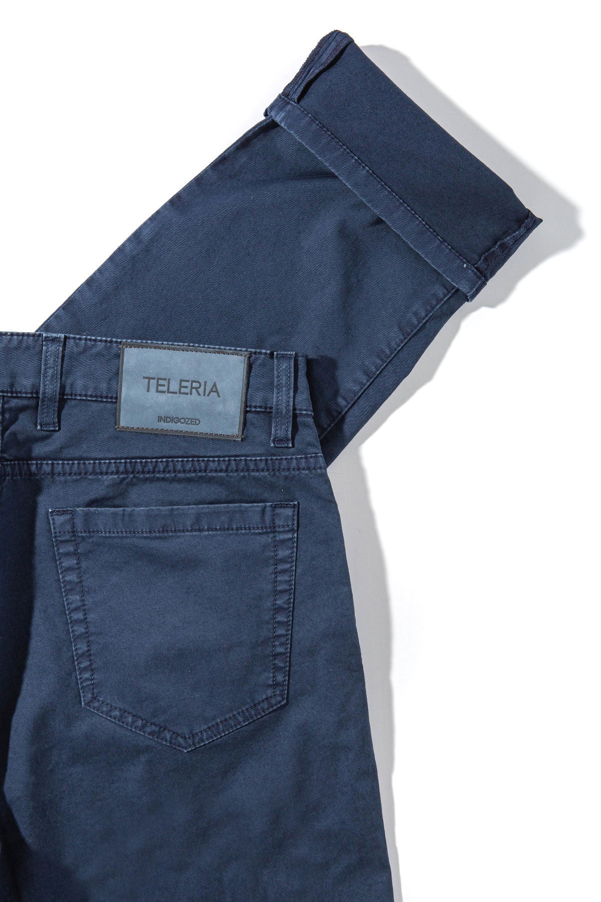 Summit 5-Pocket Cotton Twill In Blue Cina | Mens - Pants - 5 Pocket | Teleria Zed