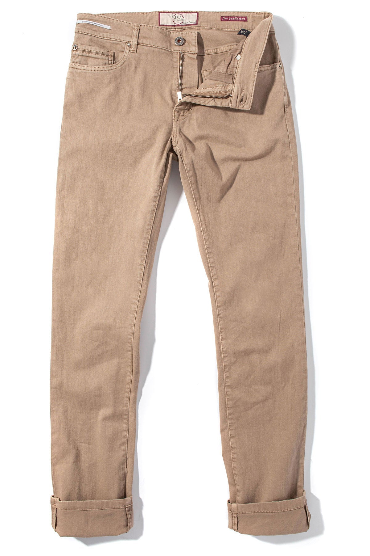 Ouray 5 Pocket Denim In Beige | Mens - Pants - 5 Pocket | Teleria Zed