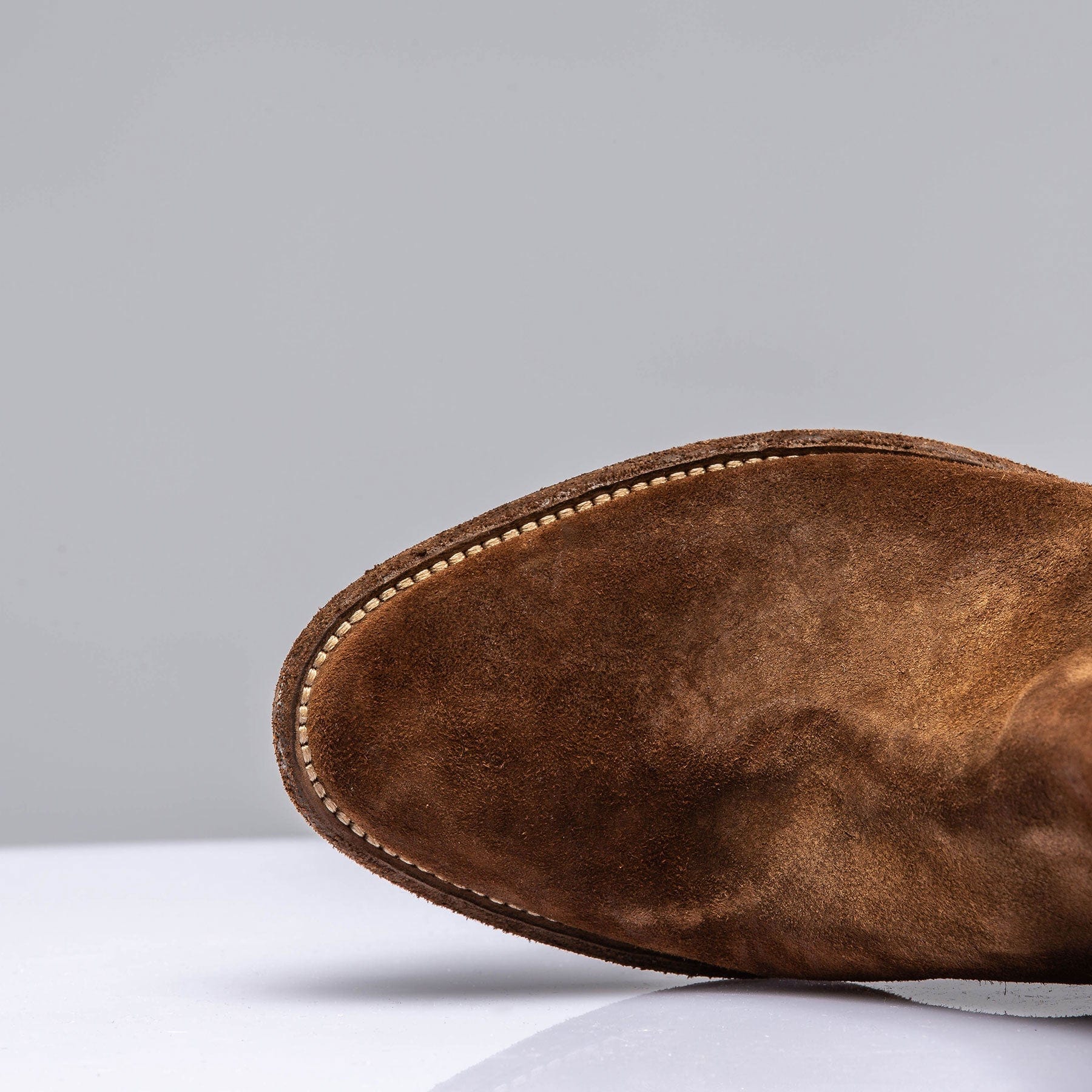 Flash Short Suede Boot In Tobacco - AXEL'S