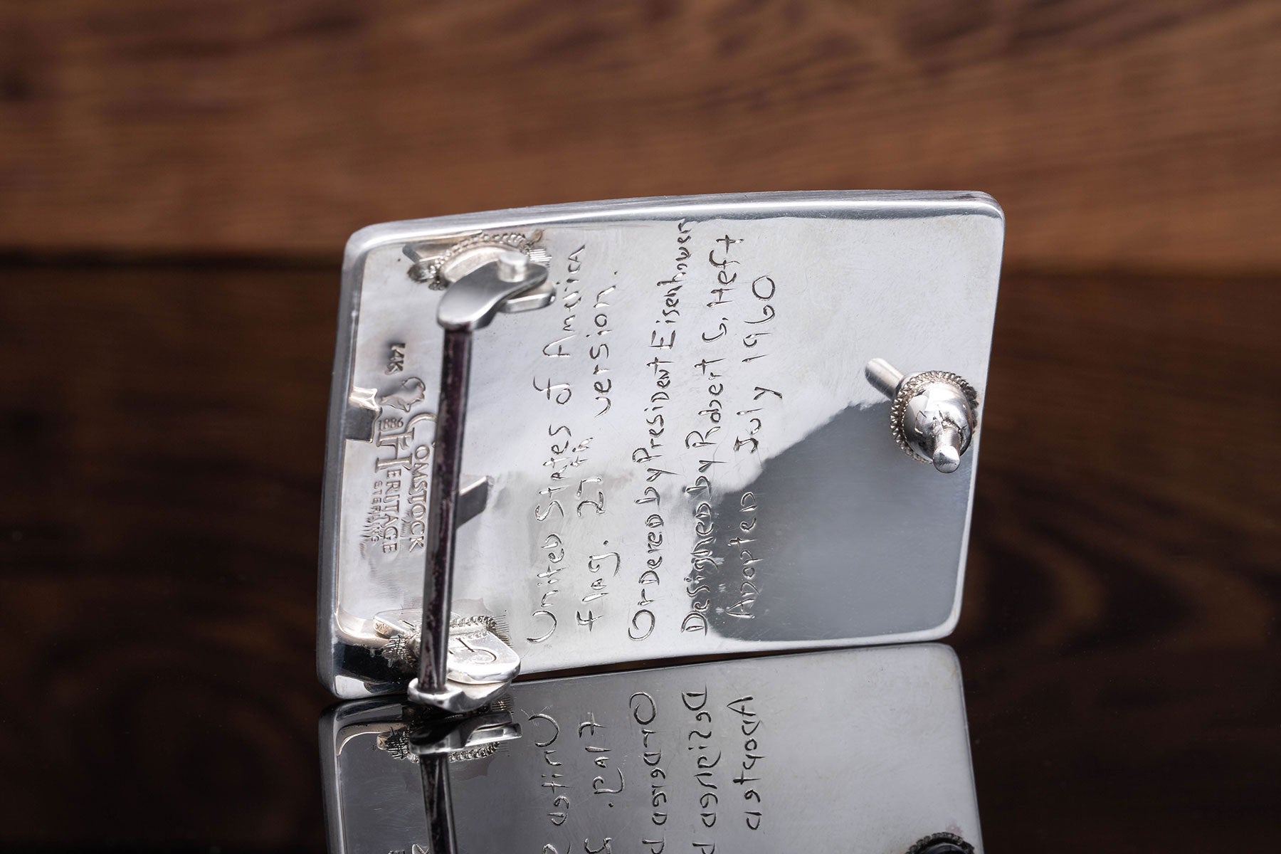 Mason US Flag Trophy Buckle | Belts And Buckles - Trophy | Comstock Heritage