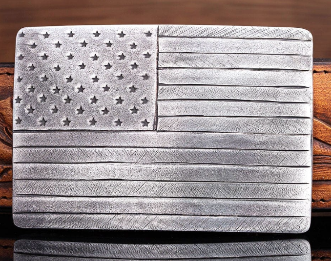 Mason US Flag Trophy Buckle | Belts And Buckles - Trophy | Comstock Heritage