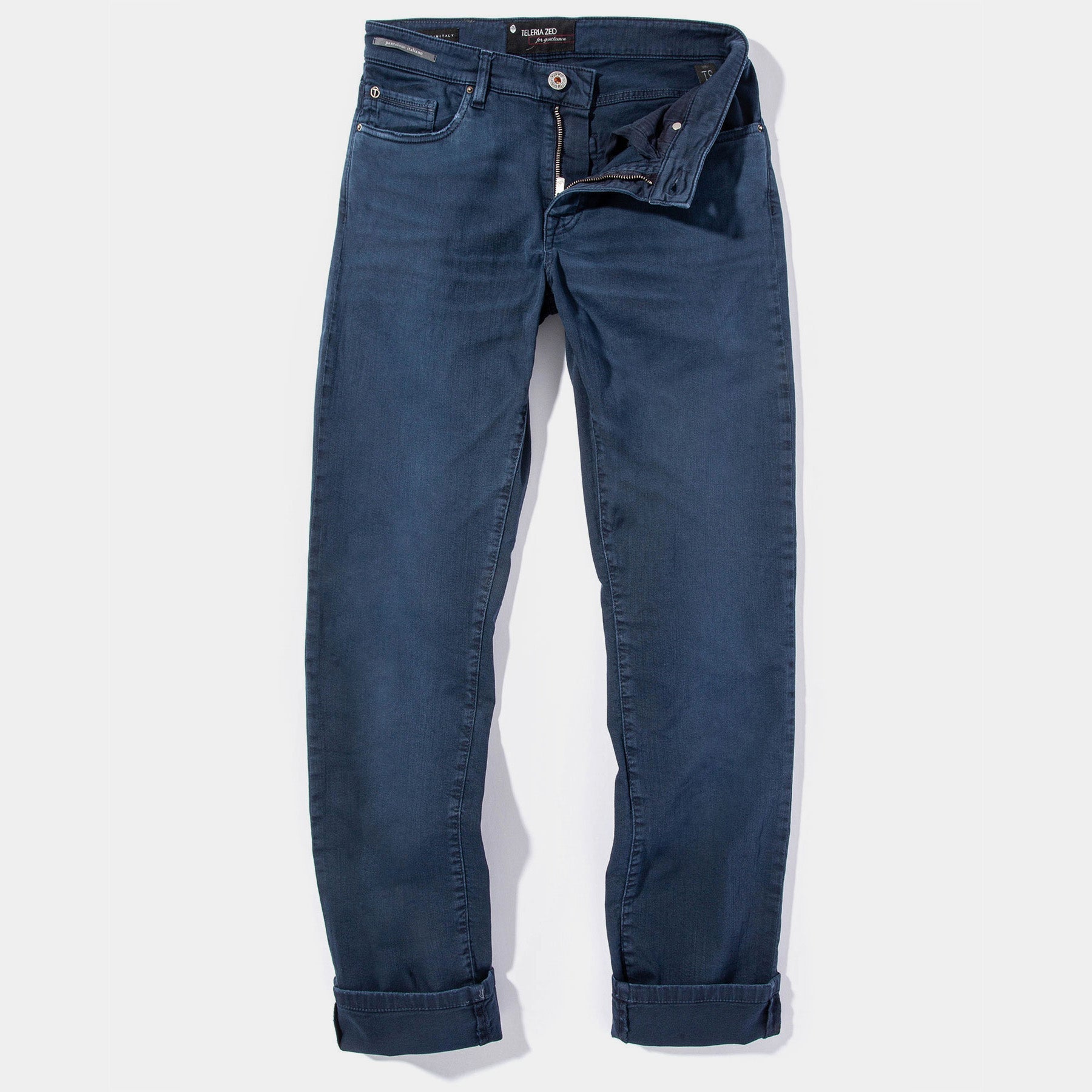 Ouray 5-Pocket Stretch Twill in Blue/Navy | Mens - Pants - 5 Pocket | Teleria Zed