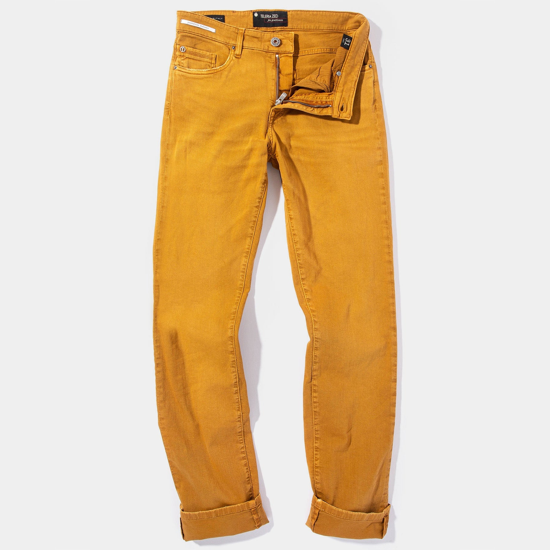 Ouray 5-Pocket Stretch Twill in Curcuma | Mens - Pants - 5 Pocket | Teleria Zed