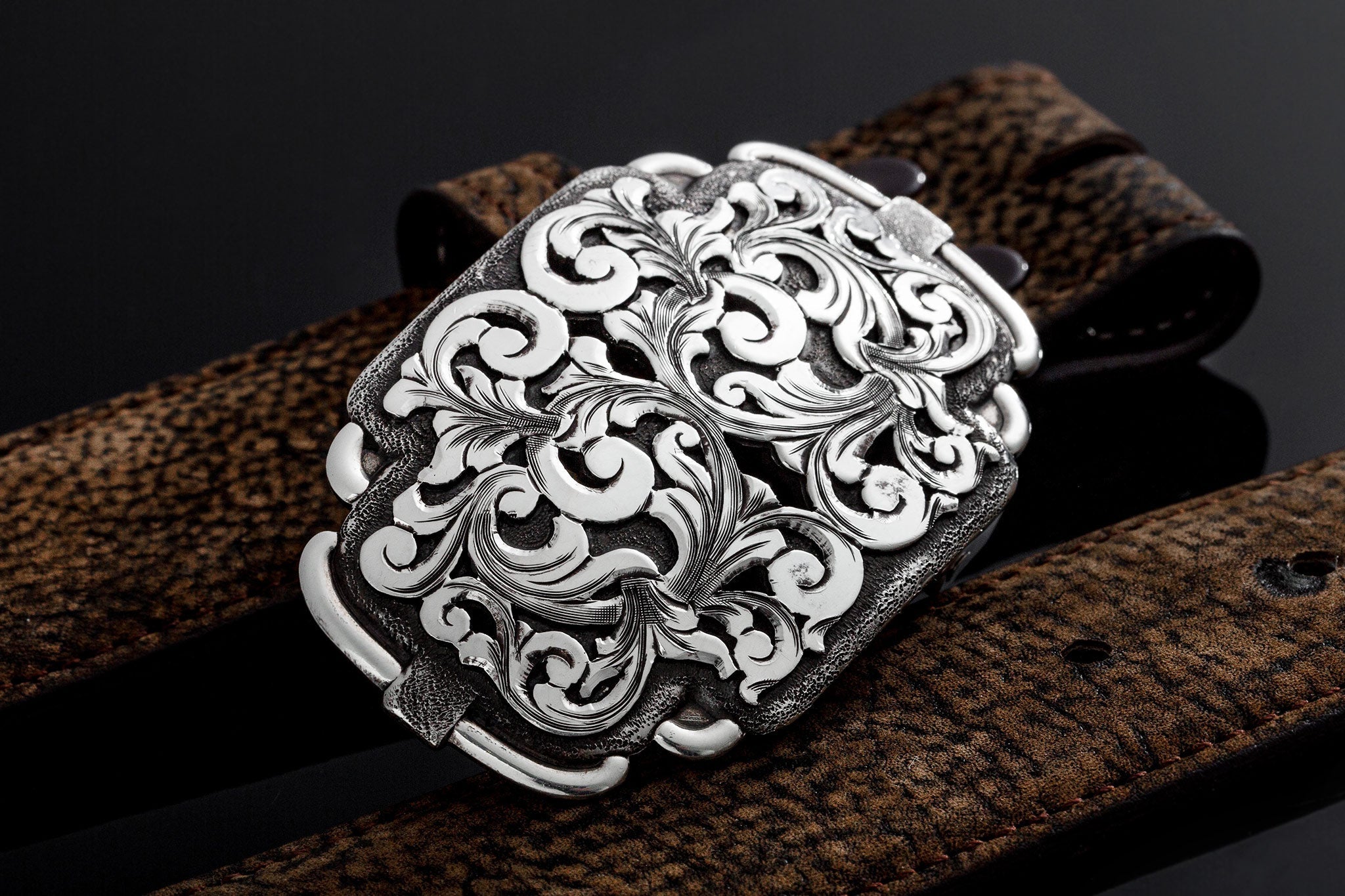 AO Corday Swirl Trophy Buckle | Belts And Buckles - Trophy | American Buckle Collection