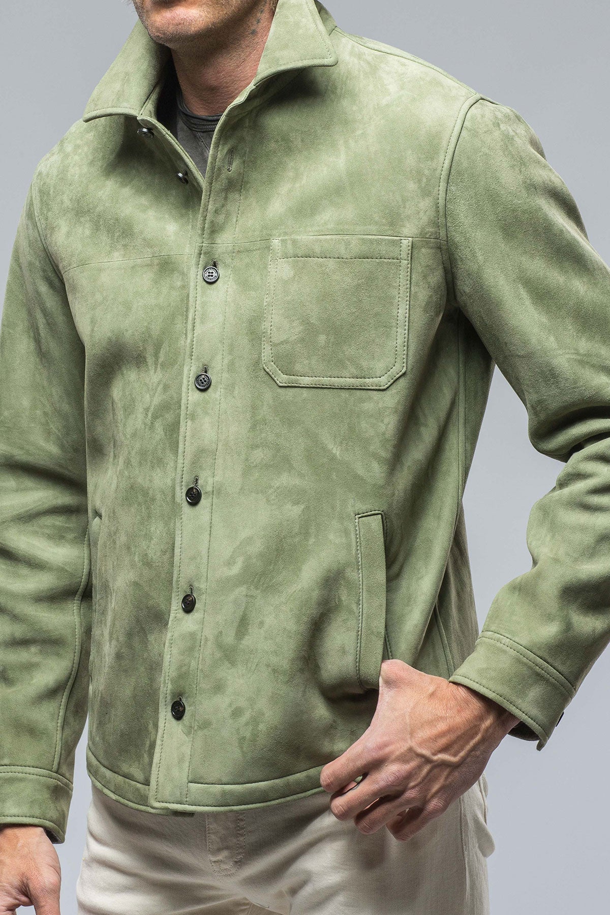 Hayden Suede Jacket | Mens - Outerwear - Leather | Baldassari