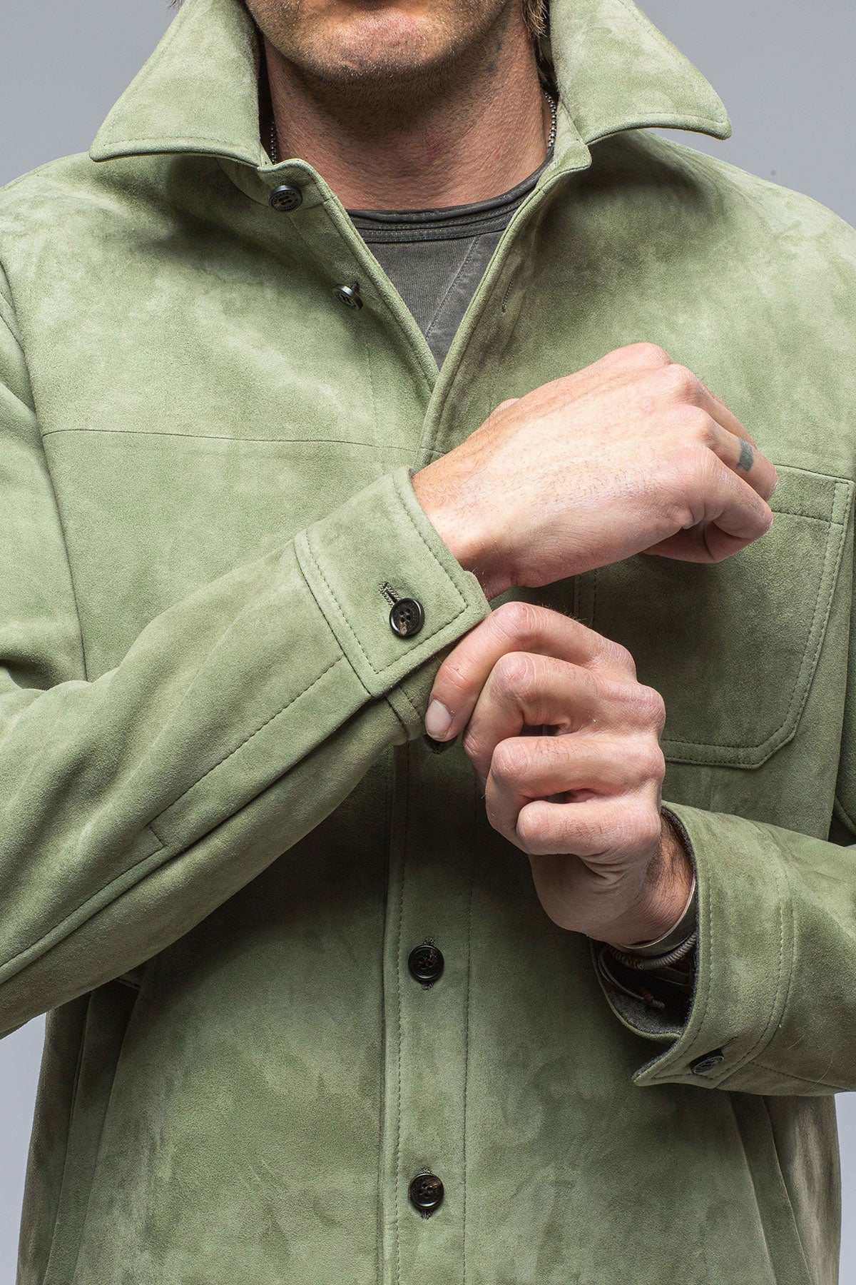 Hayden Suede Jacket | Mens - Outerwear - Leather | Baldassari