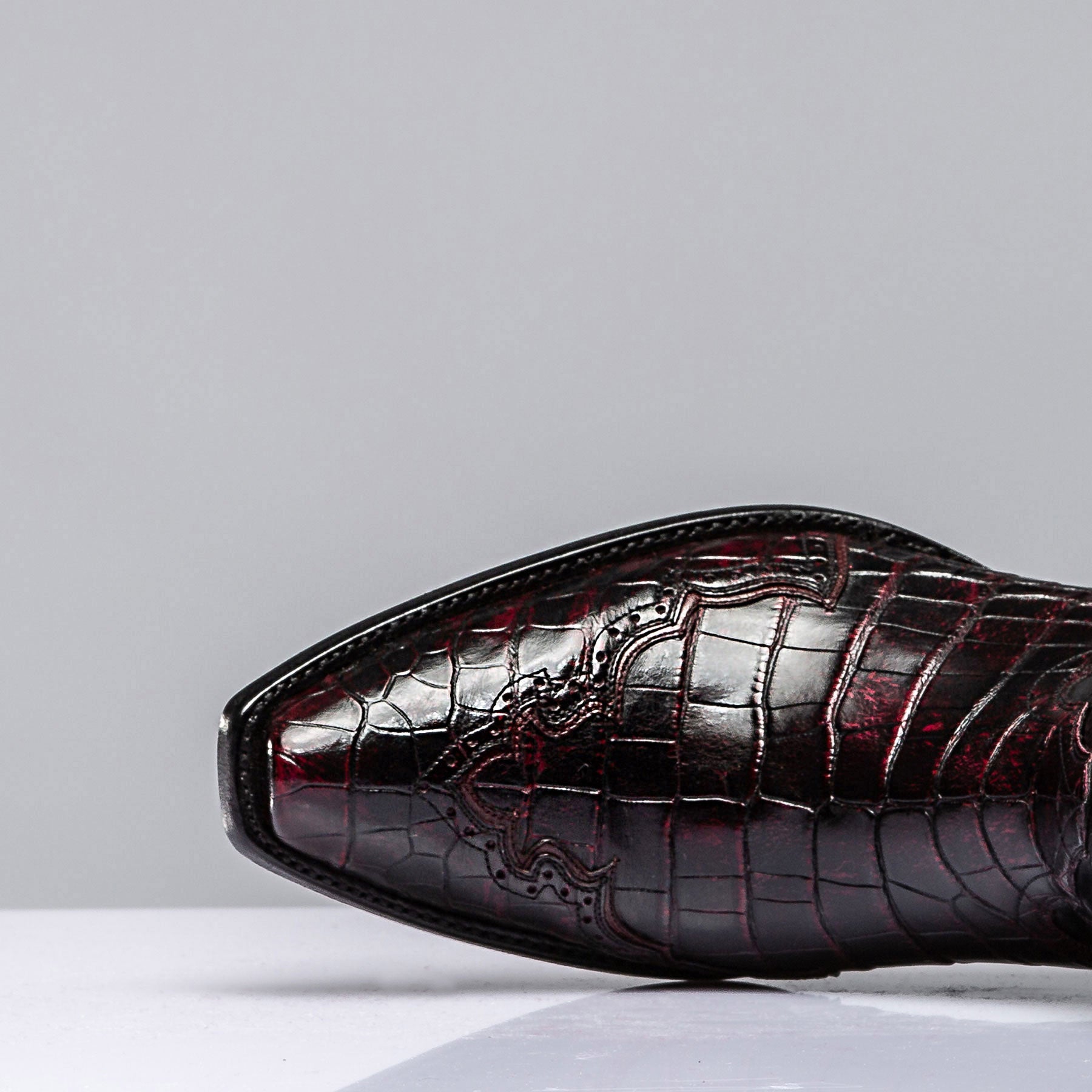 Stallion Boots Black Cherry Majestic Boots Mens - Cowboy Boots