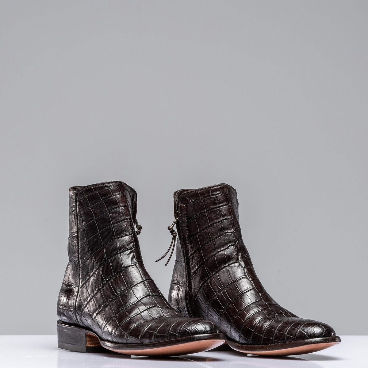 Stallion Boots | Chocolate Crocodile Chelsea Boots | Mens - Cowboy Boots