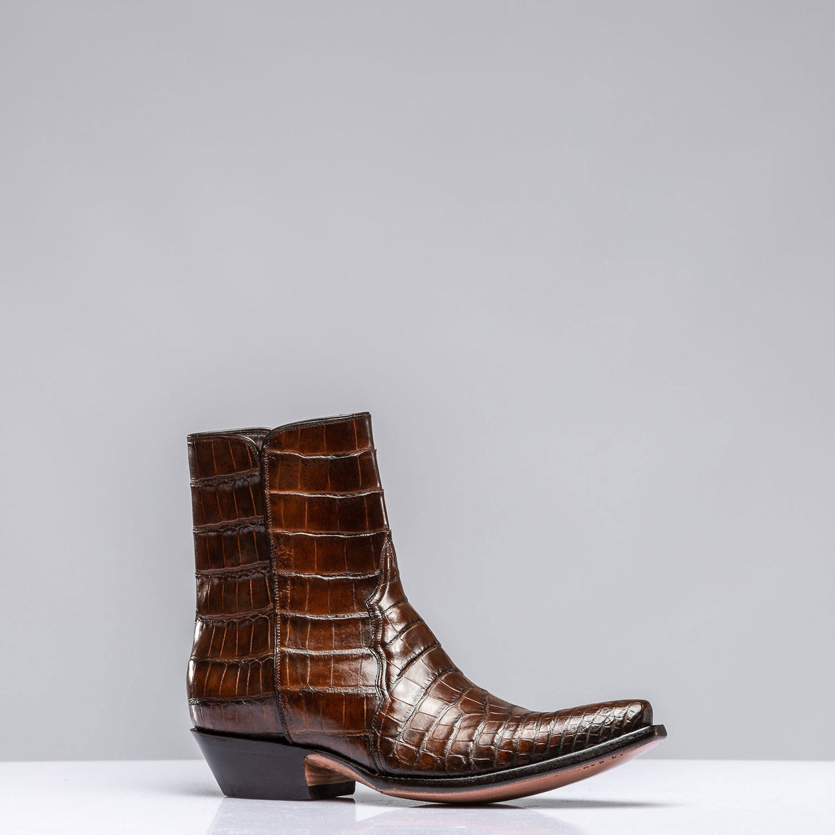 Stallion Boots | Cognac Crocodile Zorro Gallegos | Mens - Cowboy Boots