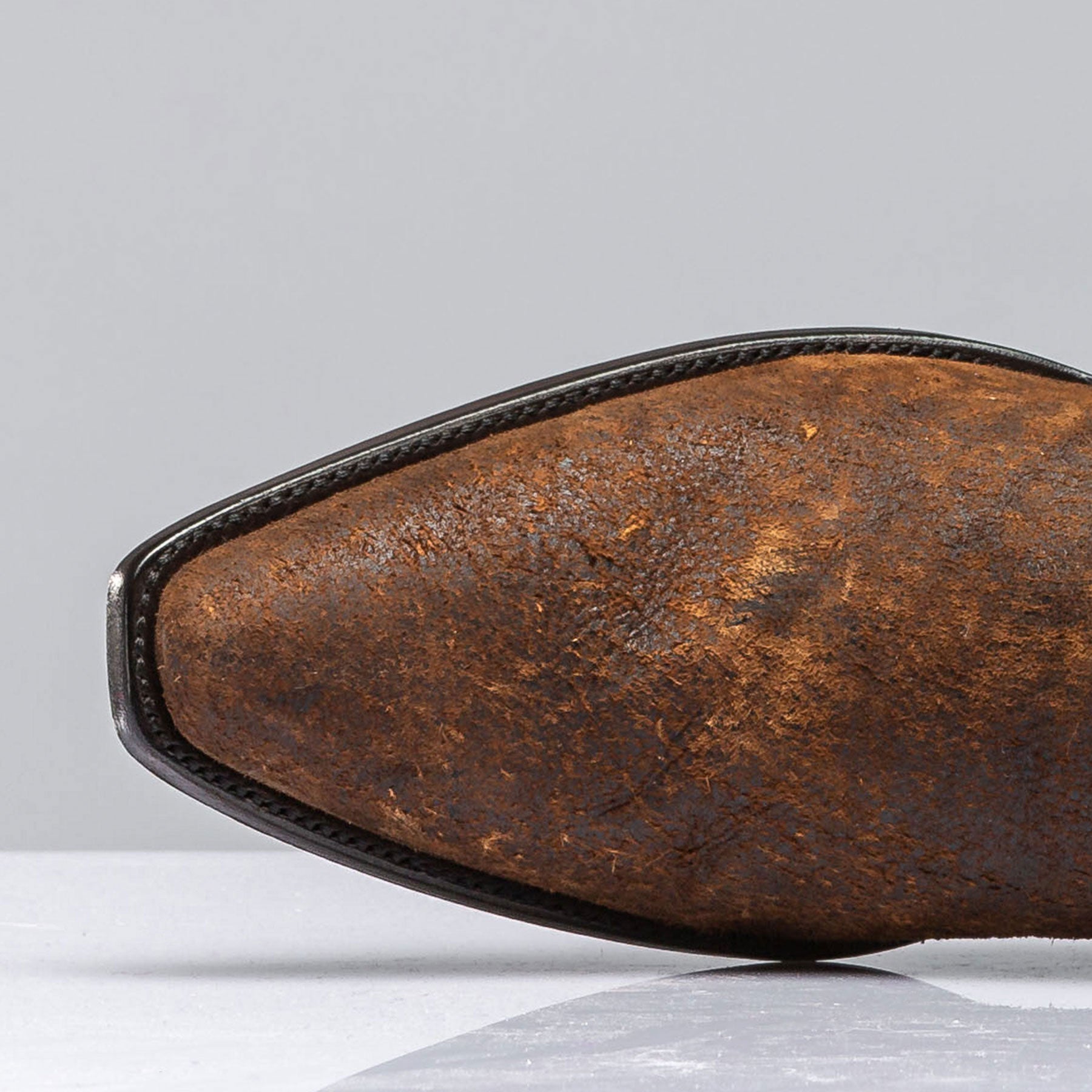 Stallion Boots Goat Suede Zorro in Dark Camel Mens - Cowboy Boots