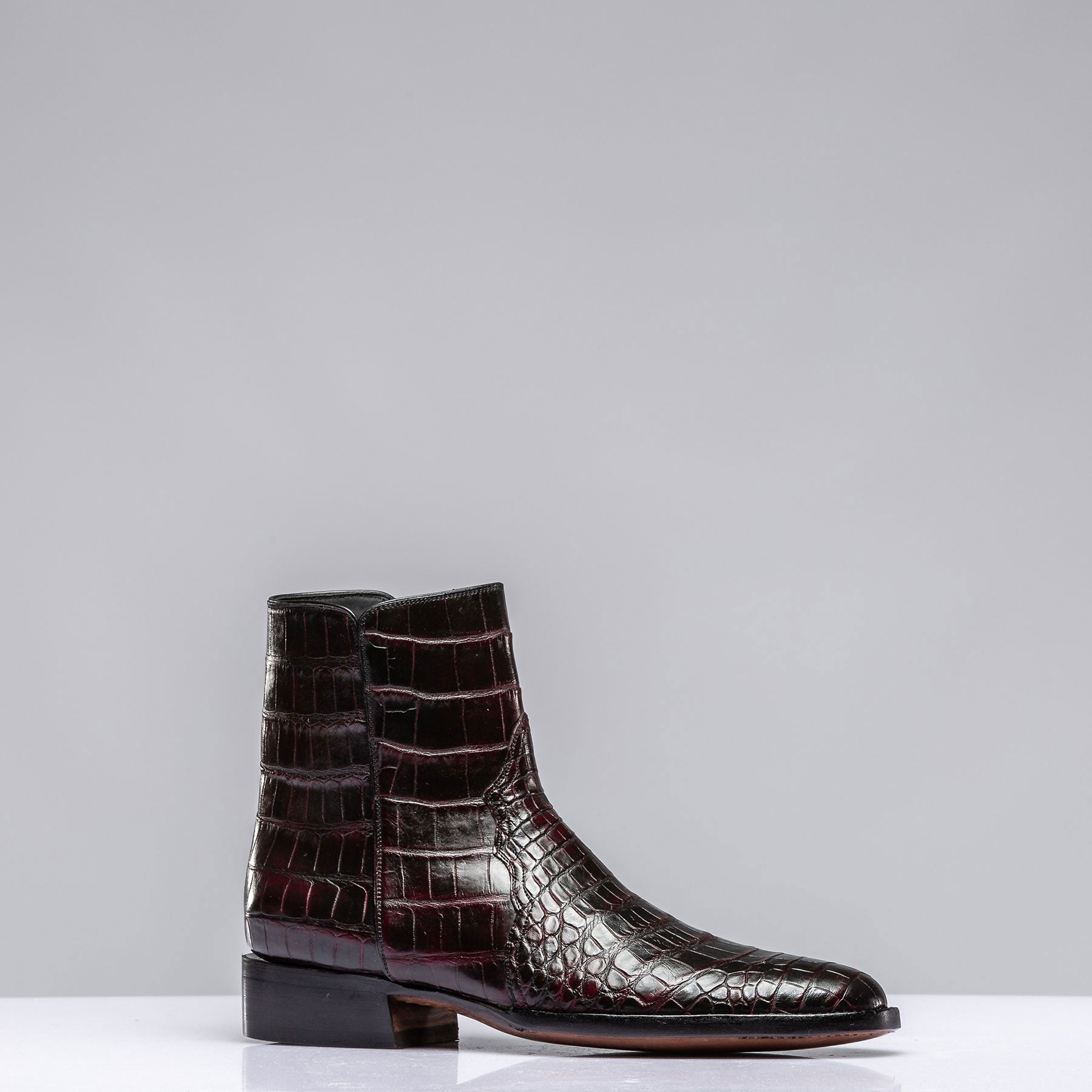 Stallion Boots Griffen Black Cherry Zorro Gallegos Mens - Cowboy Boots