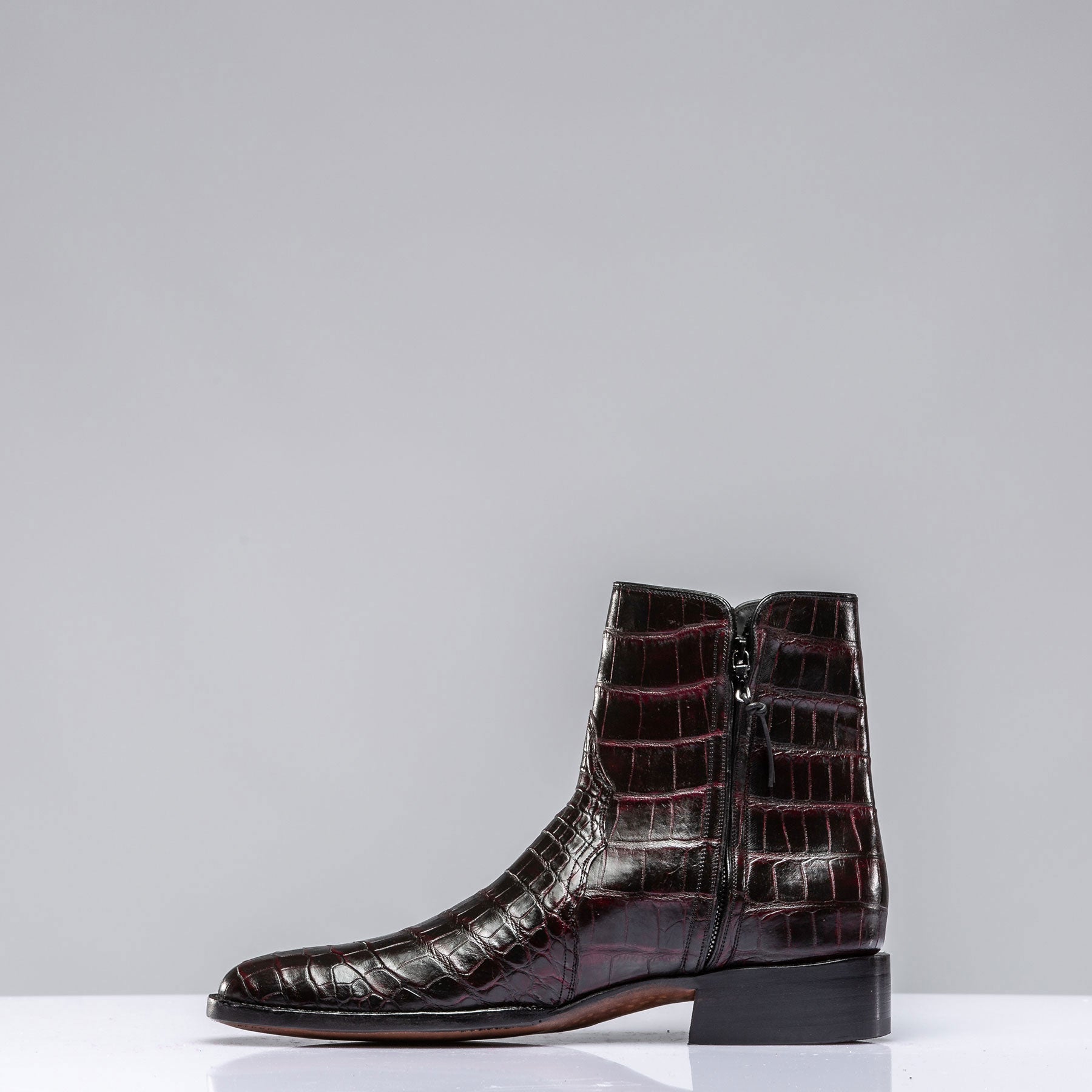 Stallion Boots Griffen Black Cherry Zorro Gallegos Mens - Cowboy Boots