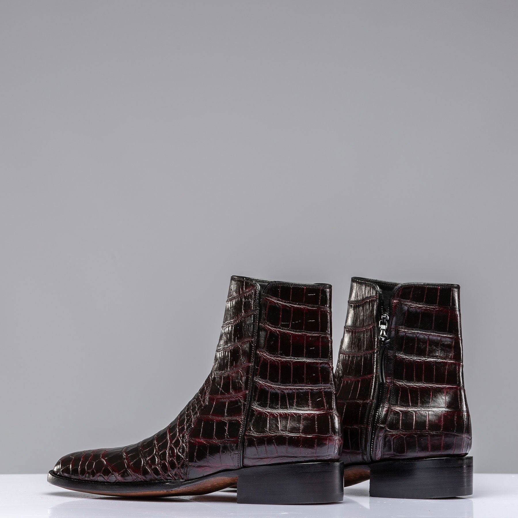 Stallion Boots Griffen Black Cherry Zorro Gallegos Mens - Cowboy Boots