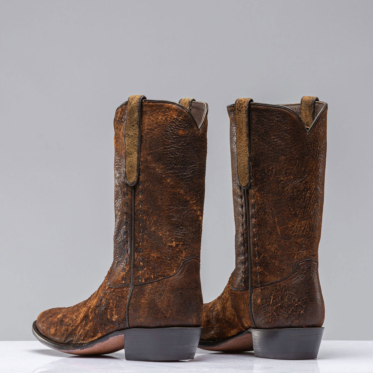 Stallion Boots | Ouray Camel Break Suede In Dark Camel | Mens - Cowboy Boots