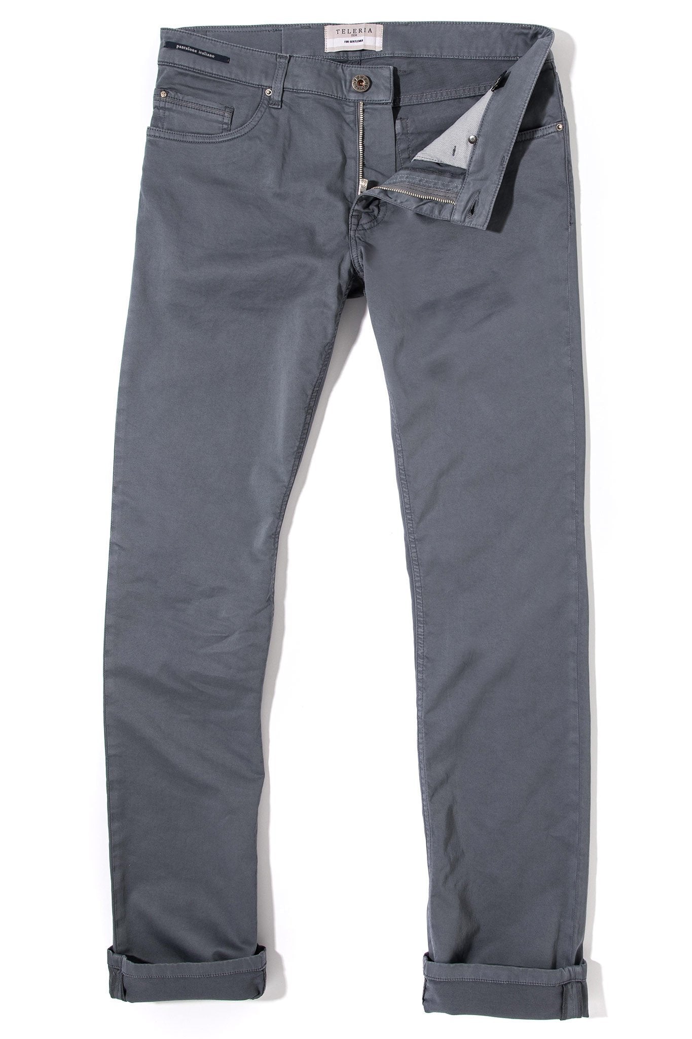 Gunnison 5 Pocket In Acciaio | Mens - Pants - 5 Pocket | Teleria Zed