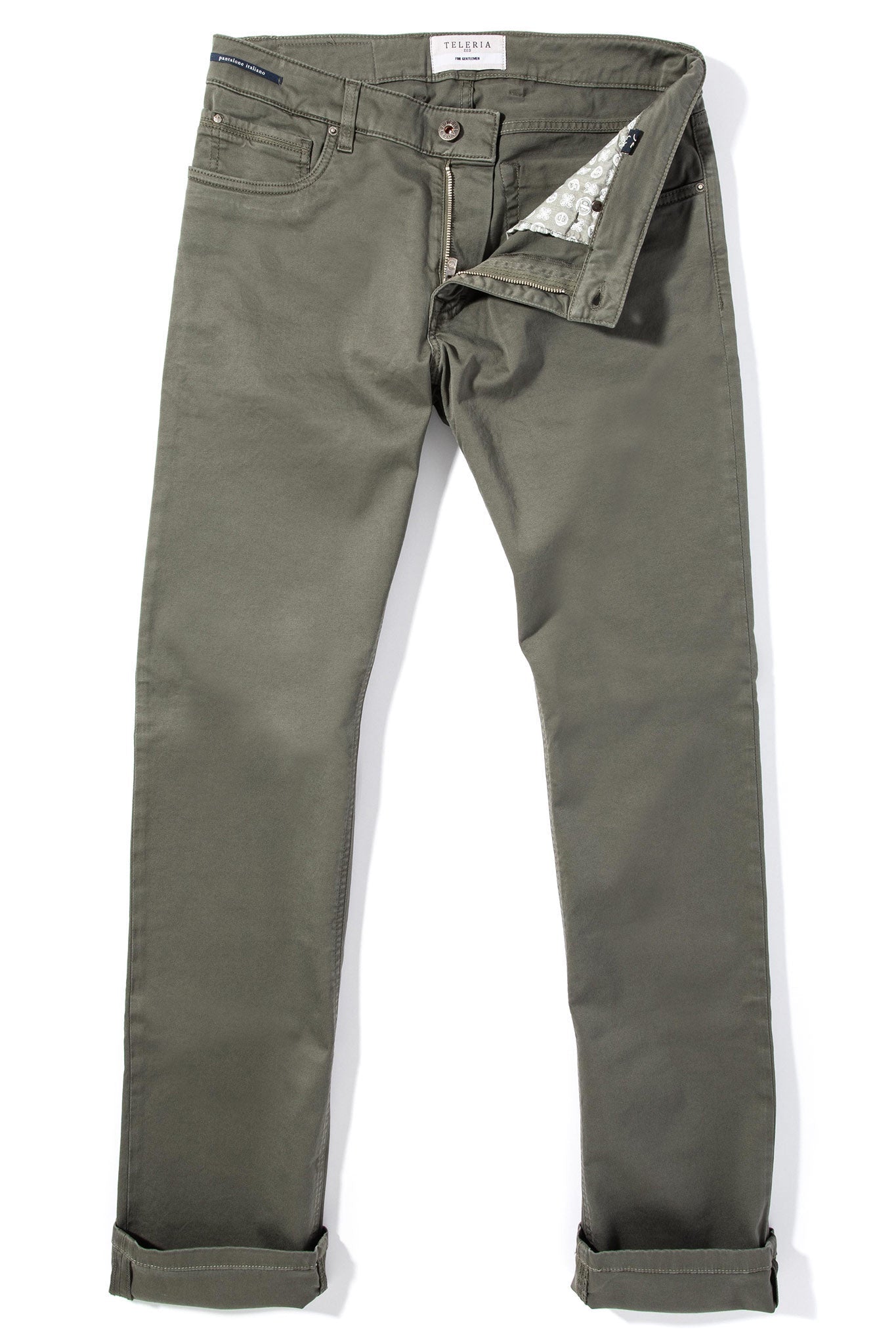 Teleria Zed | Gunnison 5 Pocket In Army | Mens - Pants - 5 Pocket