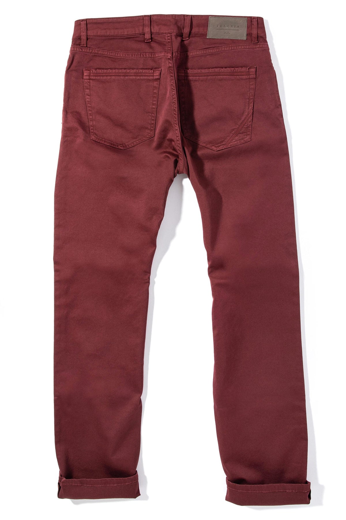 Teleria Zed | Gunnison 5 Pocket In Bordeaux | Mens - Pants - 5 Pocket