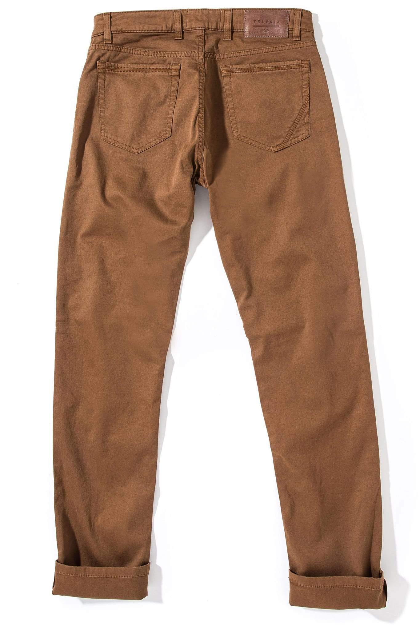 Teleria Zed Gunnison 5 Pocket Twill In Ruggine Mens - Pants - 5 Pocket