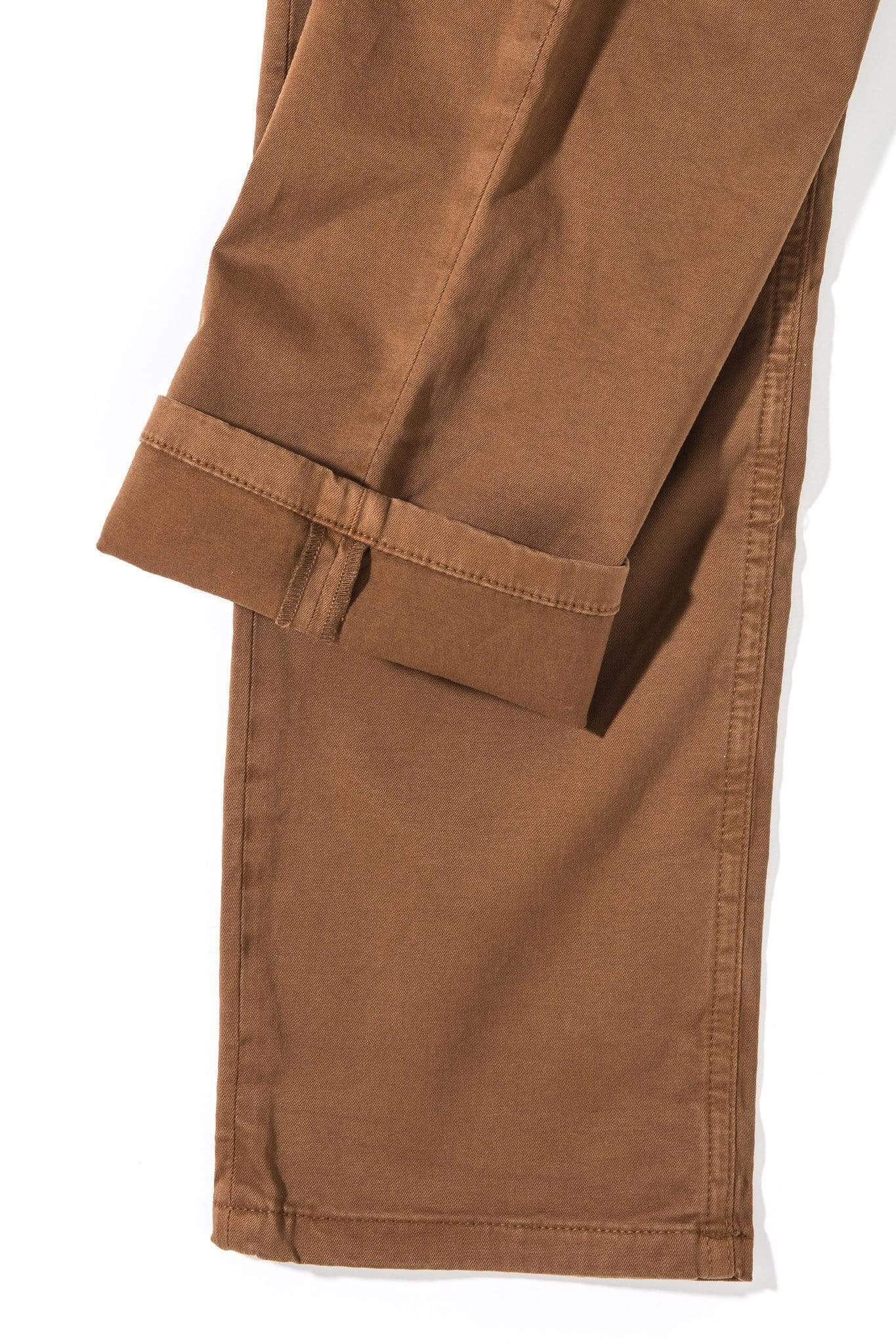 Teleria Zed Gunnison 5 Pocket Twill In Ruggine Mens - Pants - 5 Pocket