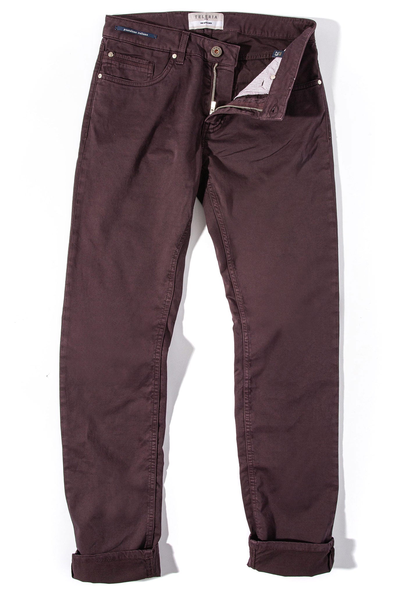 Teleria Zed | Gunnison Soft Touch In Mosto | Mens - Pants - 5 Pocket