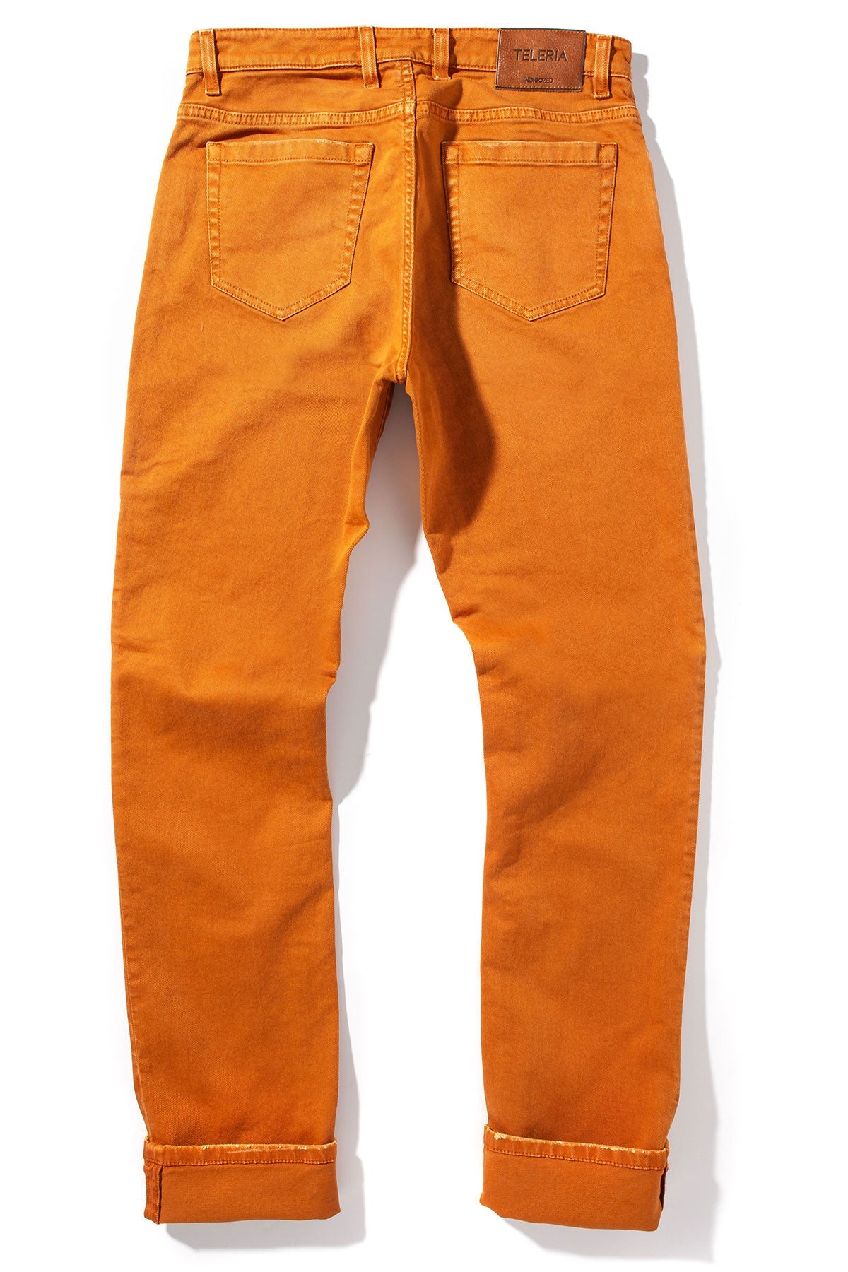 Teleria Zed Jackson 5-Pocket Cotton Twill In Papaya Mens - Pants - 5 Pocket