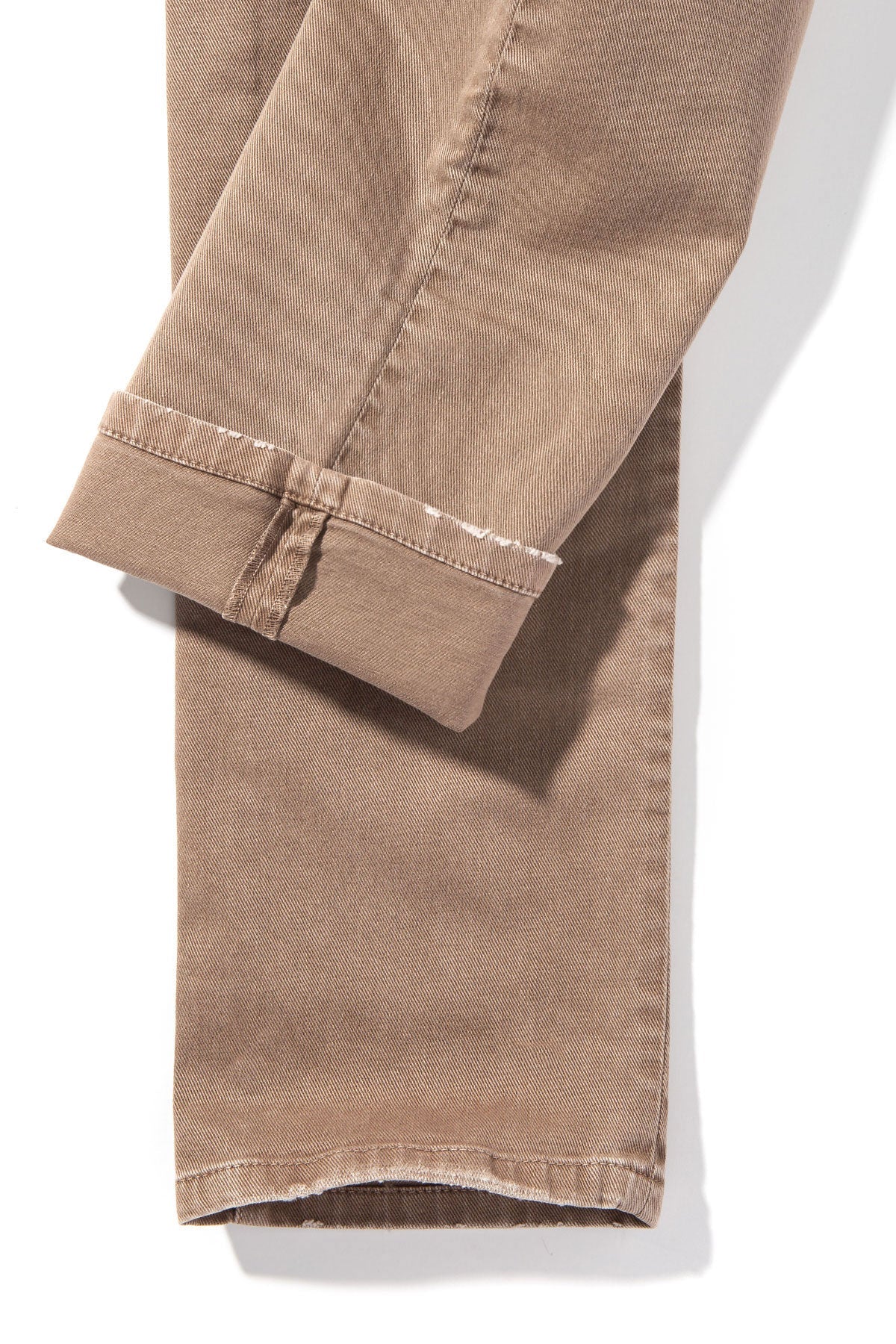 Teleria Zed | Jackson 5-Pocket Cotton Twill In Tortora | Mens - Pants - 5 Pocket