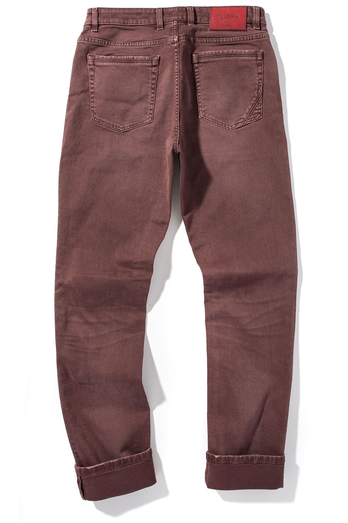 Teleria Zed | Jackson Slim Cotton Twill In Mosto | Mens - Pants - 5 Pocket