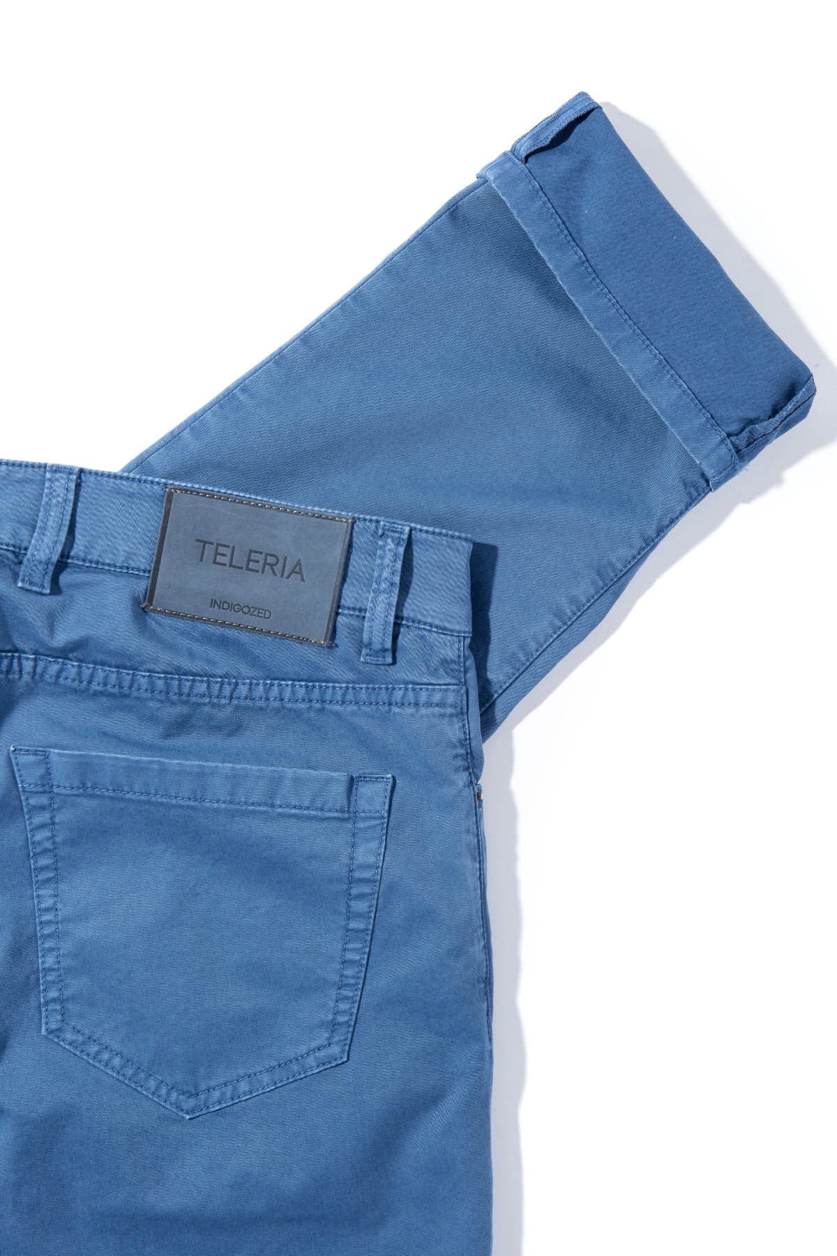 Teleria Zed Summit 5-Pocket Cotton Twill In Avio Mens - Pants - 5 Pocket