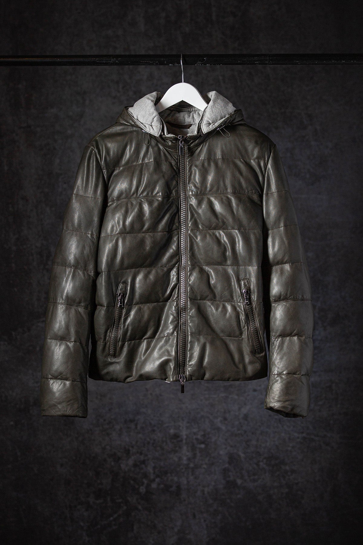 St. Anton Leather Puffer | Mens - Outerwear - Leather | Gimo's
