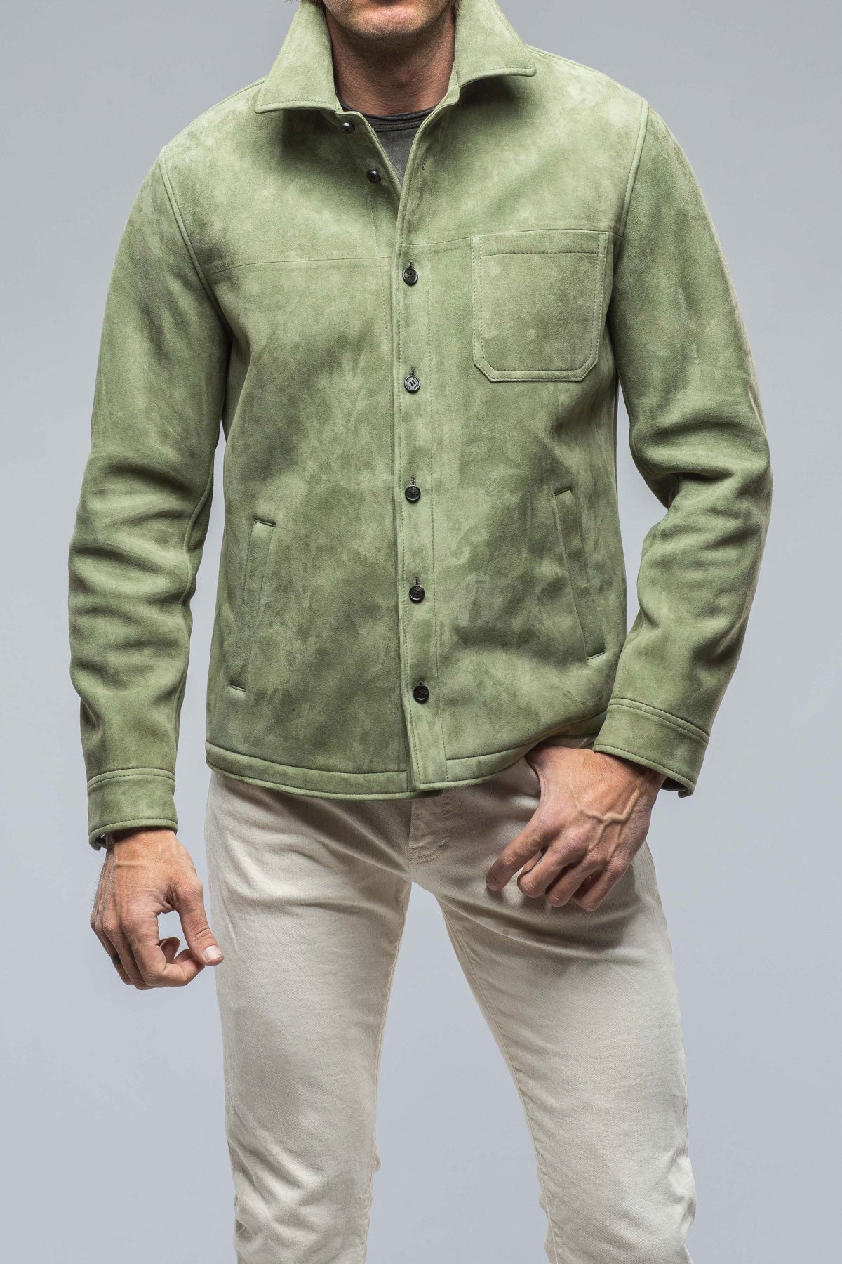 Hayden Suede Jacket | Mens - Outerwear - Leather | Baldassari