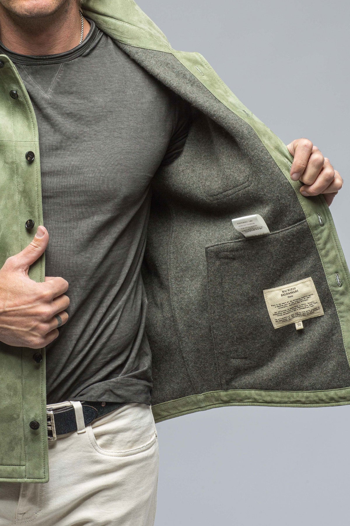 Hayden Suede Jacket | Mens - Outerwear - Leather | Baldassari