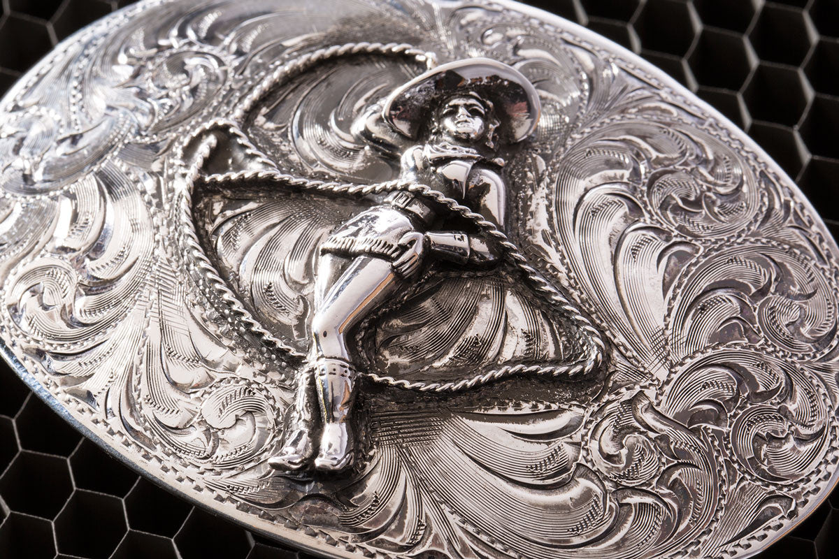 Sterling Silver Bailey Belt Buckle - American Buckle