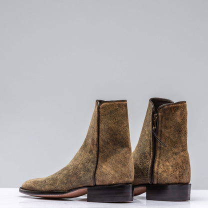 Vintage Goat Suede Chelsea Boot | Mens - Cowboy Boots | Stallion Boots