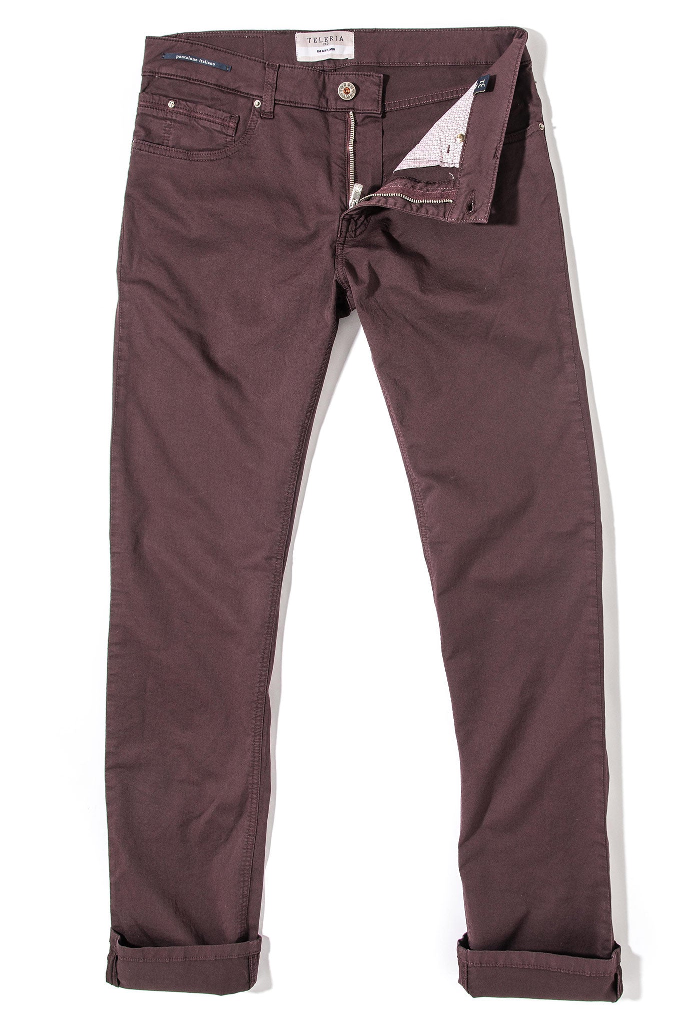 Fowler Ultralight Performance Pant In Mosto | Mens - Pants - 5 Pocket | Teleria Zed