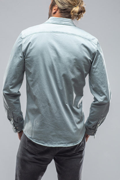 Cassidy Snap Shirt In Turchese | Mens - Snap Shirts | Axel's Premium Denim
