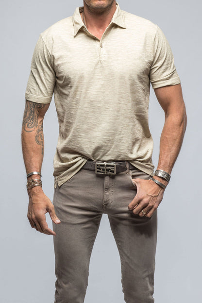 Soho Polo in Pearl | Mens - Shirts - Polos | Gimo's Cotton
