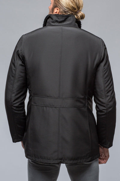 Carlton Shearling Technical Overcoat | Samples - Mens - Outerwear - Shearling | DiBello
