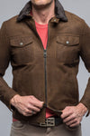 Hugo Suede Bomber | Samples - Mens - Outerwear - Leather | Gimo's