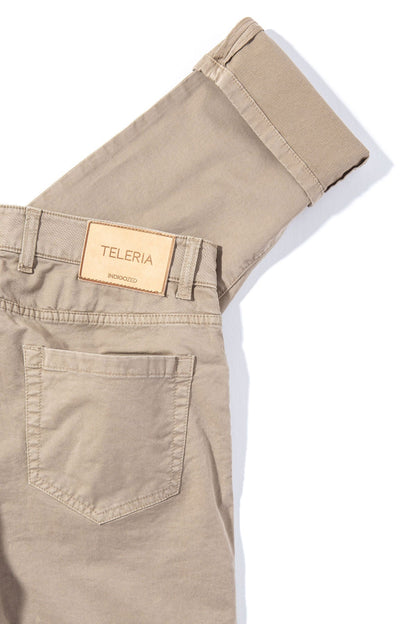 Summit 5-Pocket Cotton Twill In Tortora | Mens - Pants - 5 Pocket | Teleria Zed