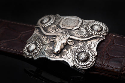 Wyatt Longhorn | Belts And Buckles - Trophy | American Buckle Collection