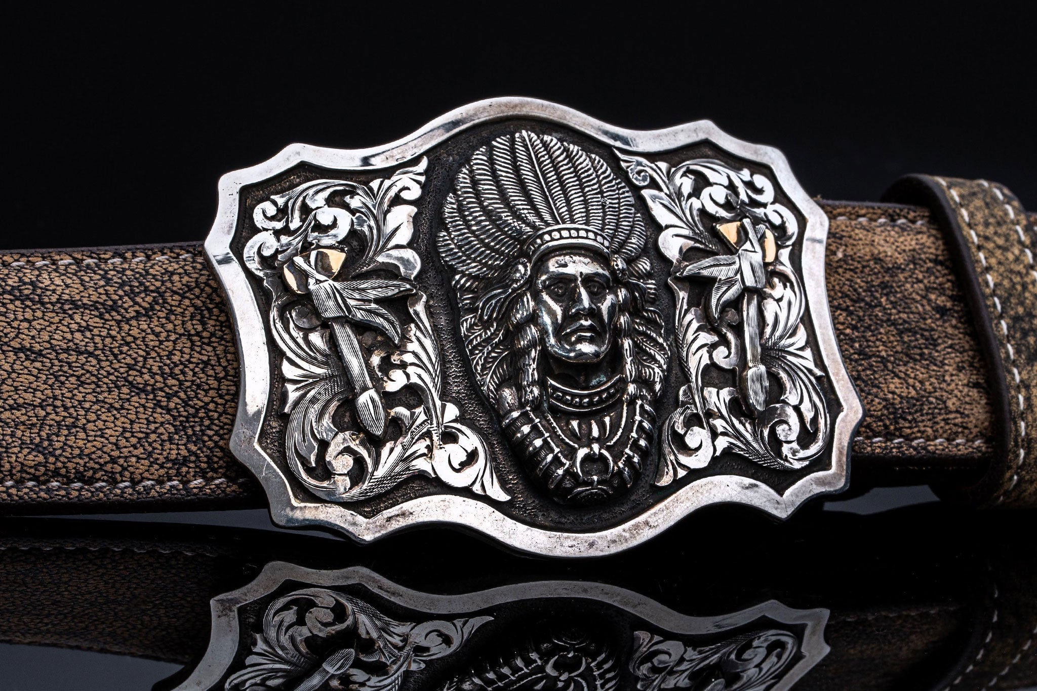 Heraldic Ute Chieftain | Belts And Buckles - Trophy | Comstock Heritage