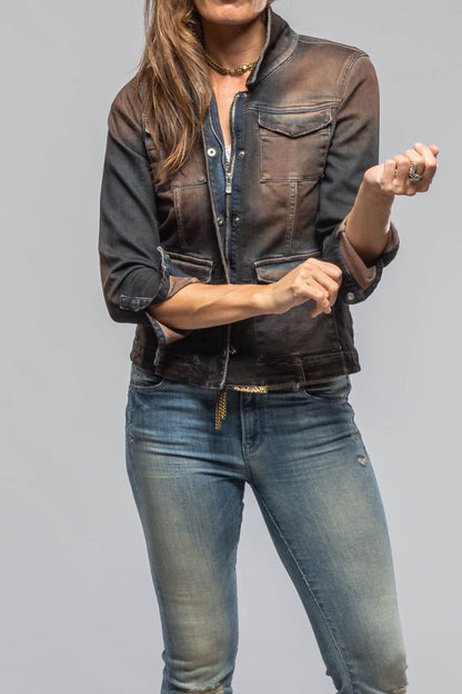Beale Over-Dyed Denim Jacket In Desert - AXEL'S